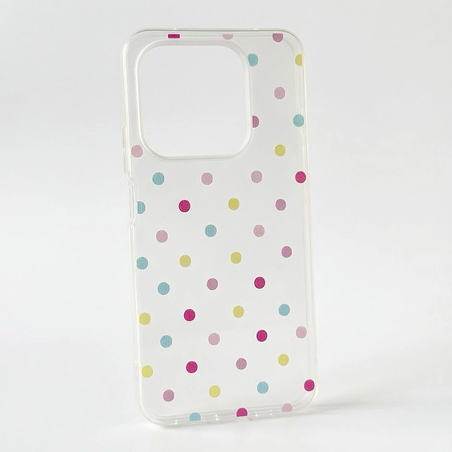 Maska Candy Dots za Honor 400 Smart/ X7d bela