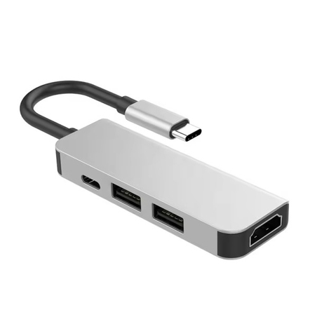 Adapter-konvertor TIP C na HDMI+2xUSB 3.0+TIP C