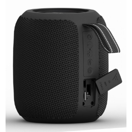SPK-BT-LED-05-BK Gembird Portable Bluetooth RGB LED TWS speaker, 8W, BT, FM, USB, Handsfree, Black