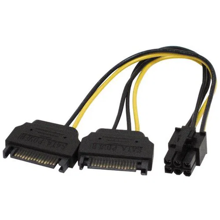 Fast Asia adapter za napajanje vga (6-pin) -2x sata
