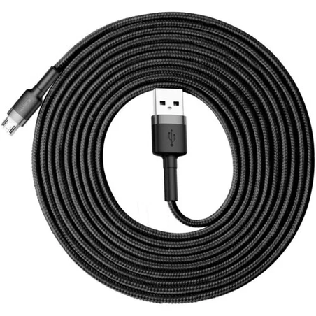 Baseus USB kabel cafule USB iPhone Lightning 2A 3m sivo-crni