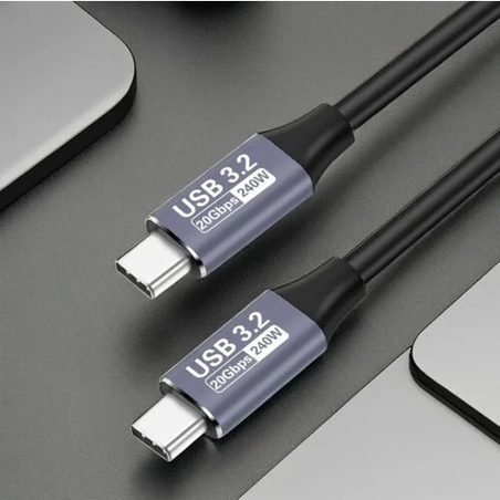 FastAsia Kabl USB 3.2 na USB 3.2 8K/60 Hz, 20Gbps, 240W 1m