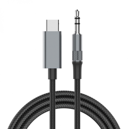 Adapter LDNIO LSY81c Type C na 3.5mm muski crni 1m