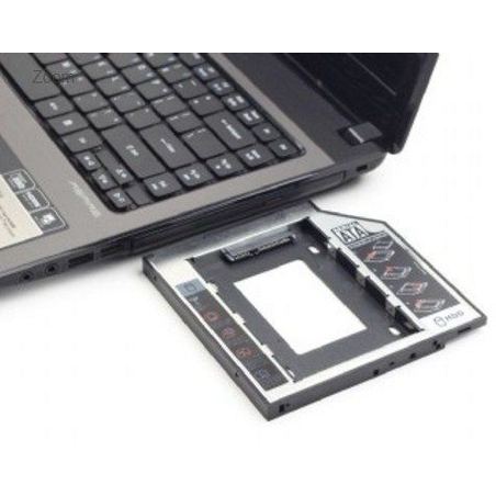 Gembird Fioka za montazu 2.5 SSD/SATA HDD(do12.7mm) u 5.25 leziste u Laptop umesto optike