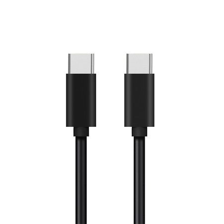 USB data kabal PD Type-C na Type-C crni 1m