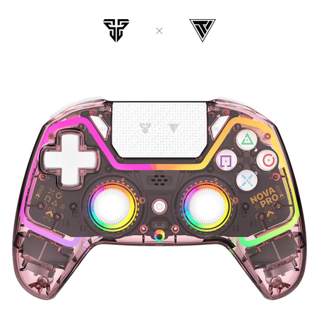 Joypad wireless Fantech WGP14V2 NOVA PRO multiplatform RGB CLEAR sakura