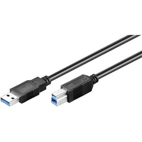 E-green kabl usb 3.0 a - usb b m/m 1 m crni