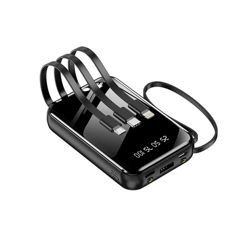 Power Bank 20000 mAh crni