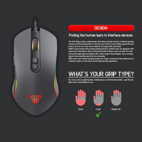 Mis Gaming Fantech X9 Thor crni