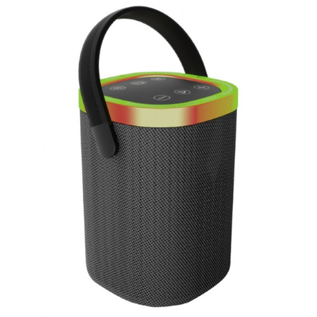SPK-BT-LED-06 Gembird Portable Bluetooth LED speaker, 10W, BT, FM, USB, Handsfree, Black