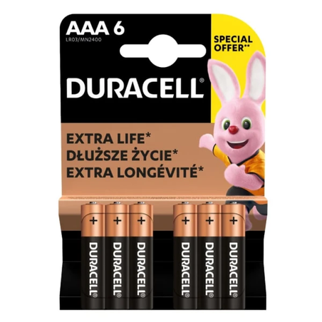 Baterija Duracell Basic AAA 6/1