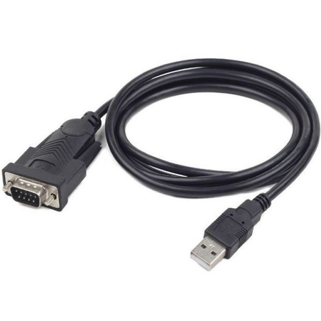 Gembird USB to DB9M serial port converter kabl black 1.5m