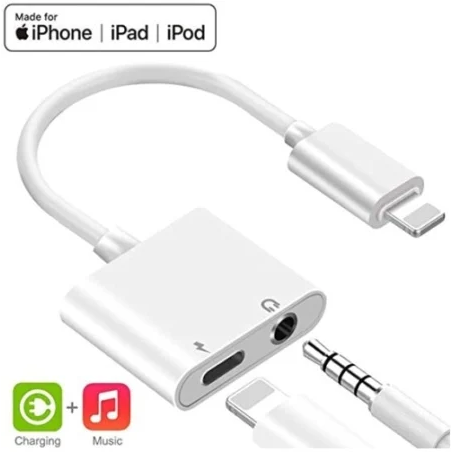 Kabl adapter USB Lighting-USB Lighting F+3.5mm ST F