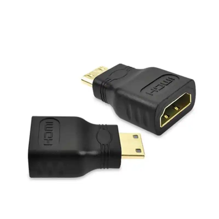 Adapter Mini HDMI-HDMI M/F E-Green crni
