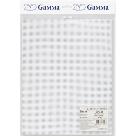 Канва KPL-01 Gamma пластиковая 100% полиэстер 26*33 см