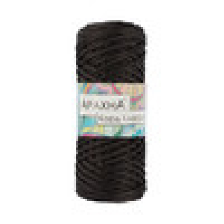 Пряжа ARACHNA Raffia 50гр 200м 100% полипропилен цв .Черный 02
