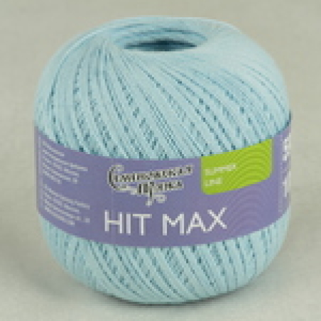 Пряжа Семеновская HIT max 100гр 590м 100% хл. цв. голуб х1 (30003)