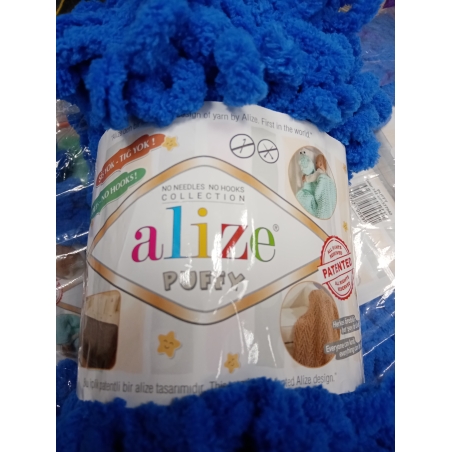 Пряжа, ALEZE PUFFY 100гр 9м 100%микрополиэстер цв. 141