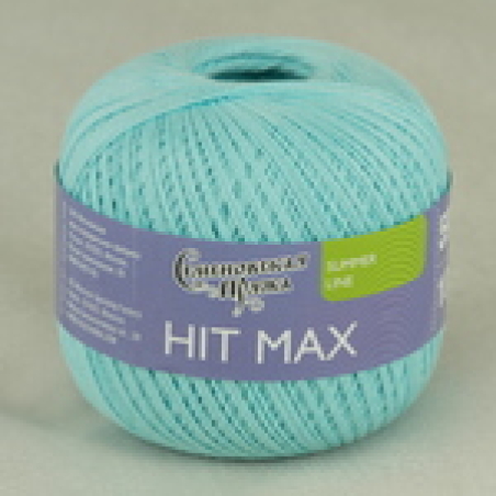 Пряжа Семеновская HIT max 100гр 590м 100% хл. цв. ледяной х1 (30202)