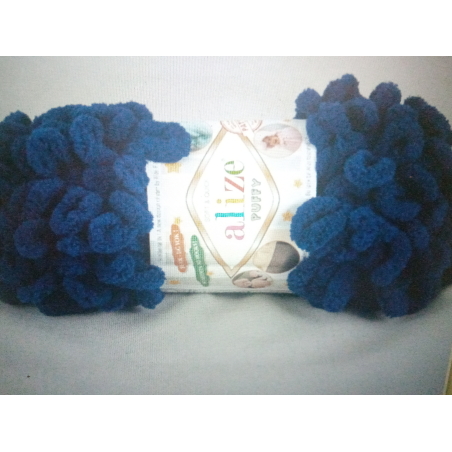 Пряжа, ALIZE PUFFY 100гр 9м 100%микрополиэстер цв 360 василек