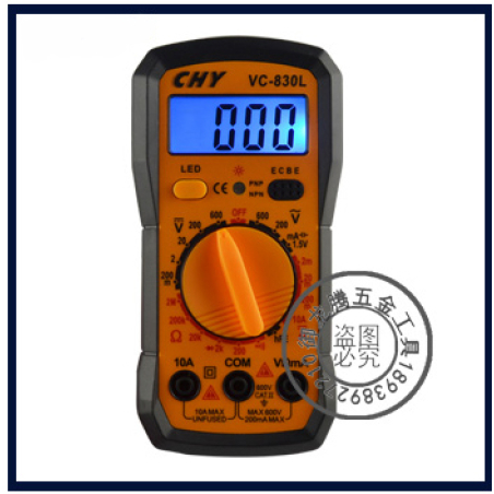 Профессиональный мультиметр CHY VC-830L c подсветкой LCD дисплея.