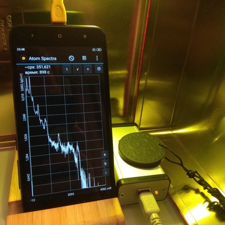 Мобильный гамма-спектрометр Atom Spectra Nano8 PRO