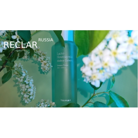 Тонер-эссенция успокаивающий с центеллой и пробиотиками TRIMAY Lacto Houttuynia Madeca Calming Toner(200 ml)