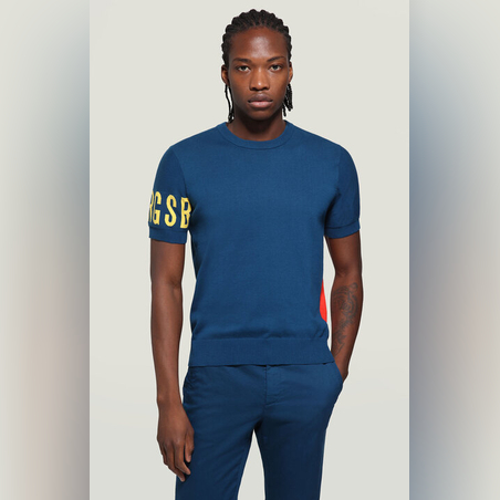 МЪЖКИ ПУЛОВЕР С КЪС РЪКАВ BIKKEMBERGS