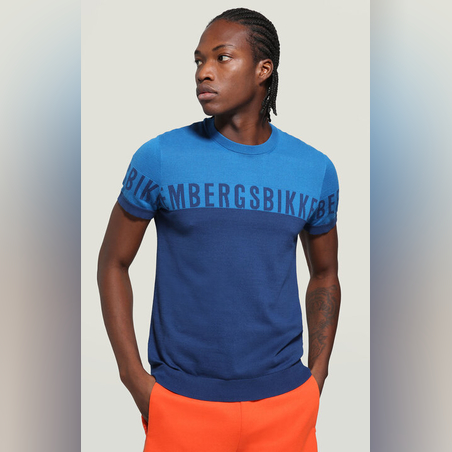 МЪЖКИ ПУЛОВЕР С КЪС РЪКАВ BIKKEMBERGS