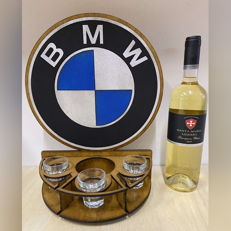 ТЕМАТИЧЕН ДЪРВЕН МИНИ БАР - БМВ