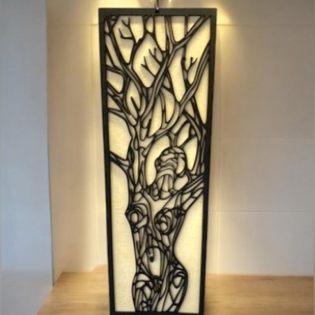 ДЪРВЕНО ПАНО ЗА СТЕНА-ЖЕНА ДЪРВО