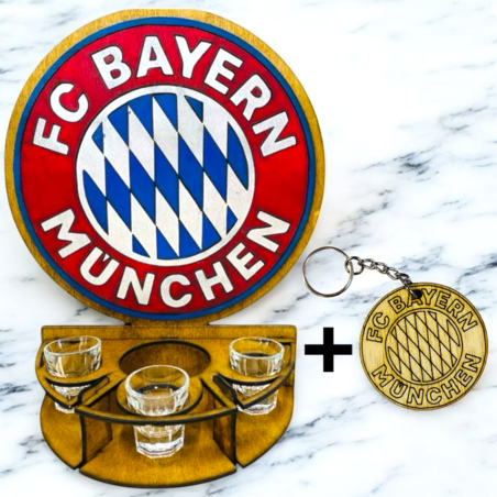 Тематичен дървен мини бар - Bayern München