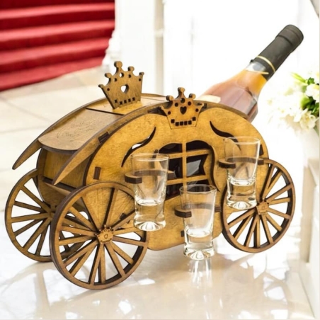 МИНИ БАР -КАЛЯСКА ЗА БУТИЛКА АЛКОХОЛ