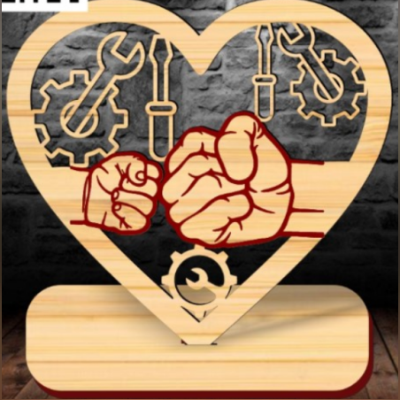 ДЪРВЕНО СЪРЦЕ БАЩА И СИН