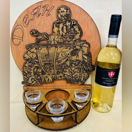 Тематичен мини бар за бутилка алкохол- АТВ