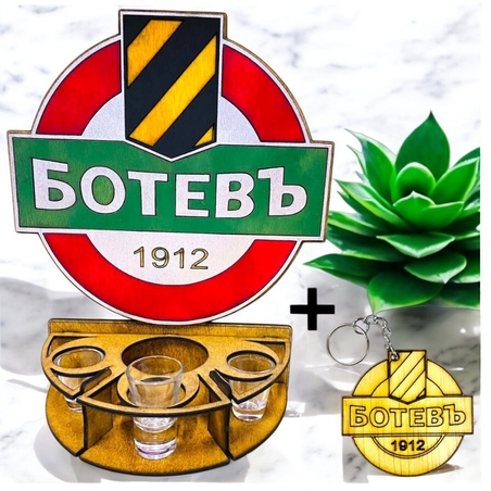 Тематичен дървен мини бар - Ботев