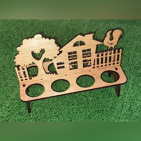 ВЕЛИКДЕНСКА ПОСТАВКА ЗА ЯЙЦА-ПЕТЕЛ