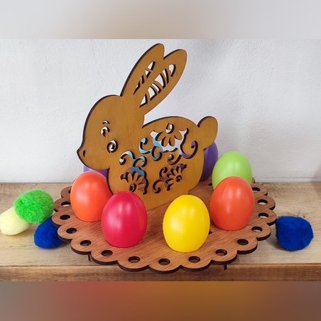 ВЕЛИКДЕНСКА ПОСТАВКА ЗА ЯЙЦА-ЗАЕК