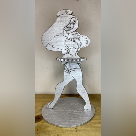 ТЕМАТИЧЕН ДЪРВЕН САЛФЕТНИК - МЕДИЦИСКА СЕСТРА