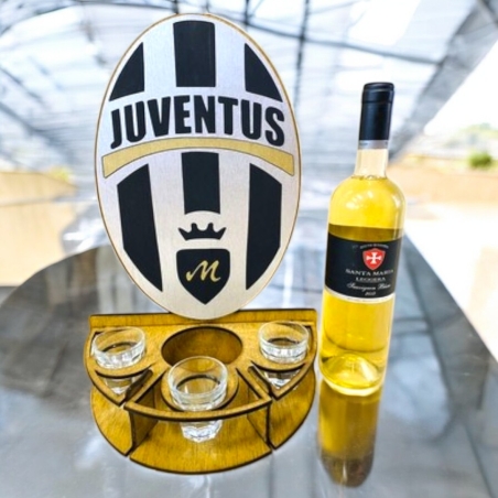 Тематичен мини бар за бутилка алкохол- Ювентус 2