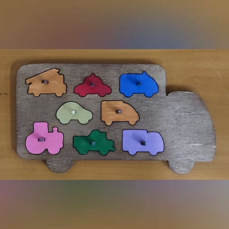 ДЪРВЕН ДЕТСКИ ПЪЗЕЛ-ПРЕВОЗНИ СРЕДСТВА 2