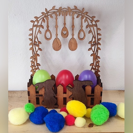 ВЕЛИКДЕНСКА КОШНИЦА ЗА ЧЙЦА-ЗАЙЦИ