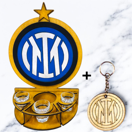 Тематичен дървен мини бар - Интер