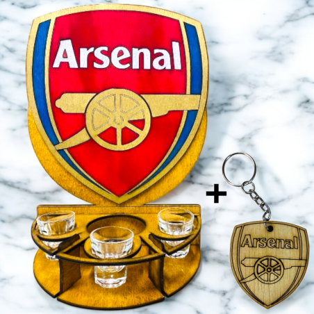 Тематичен дървен мини бар  - Арсенал