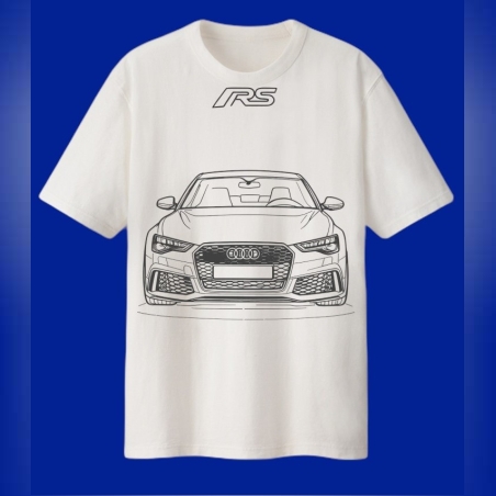 Мъжка памучна тениска – Audi A6 2016 RS