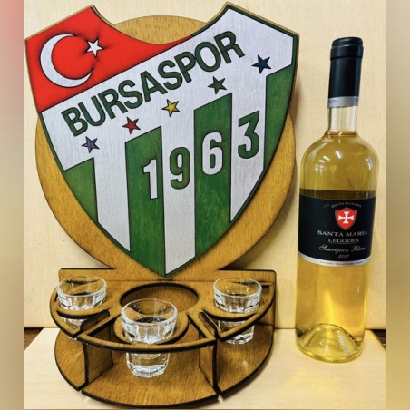 Тематичен мини бар за бутилка алкохол- Бурсаспор