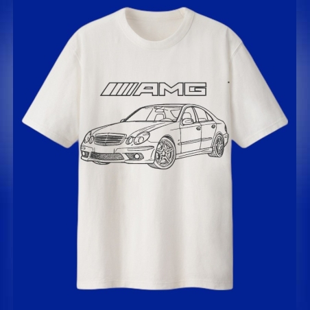 Персонална мъжка тениска - Мерцедес Е-класа АМГ