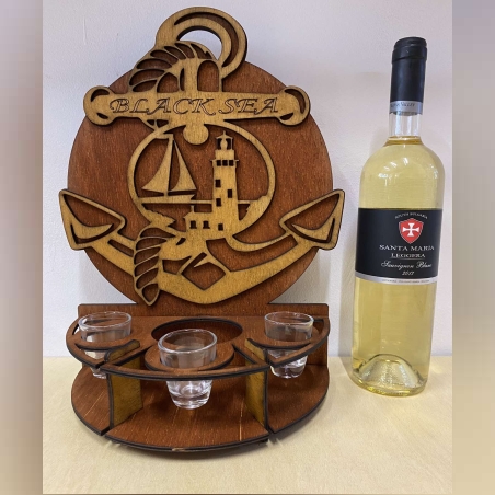 ПЕРСОНАЛЕН МИНИБАР С МОРСКИ МОТИВИ-КОТВА