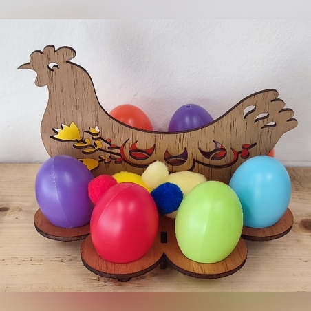 ВЕЛИКДЕНСКА ПОСТАВКА ЗА ЯЙЦА-КОКОШКА