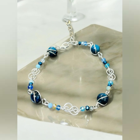 Гривна Синьо тигрово око